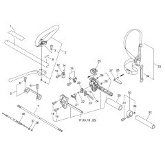 Main Pipe & Handle for ECHO