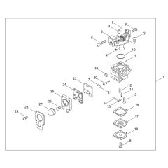 Carburettor for ECHO SRM-235ES/L