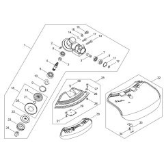 Gear Case & Shield for ECHO