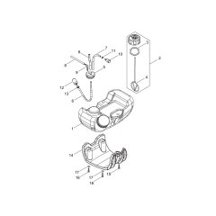 Fuel Tank for ECHO Brushcutter