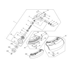 Gear Case & Shield for ECHO