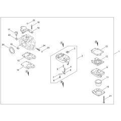Carburettor for ECHO SRM-300TES/L