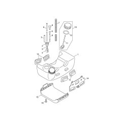 Fuel Tank for ECHO SRM-350ES/U