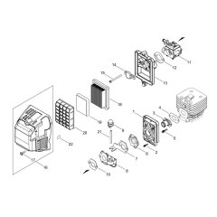 Air Cleaner & Carburettor