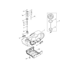 Fuel Tank for ECHO SRM-420ES-LW