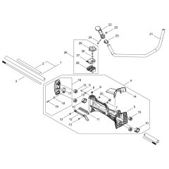 Main Pipe & Handle for ECHO