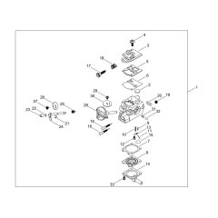 Carburettor for ECHO SRM-520ES