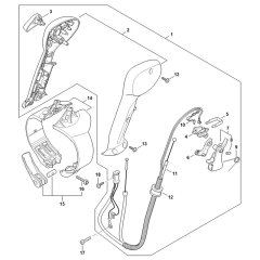 Control Handle Assembly for Stihl BR800 Blower