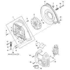 Fan Housing Assembly for Stihl BR800 Blower