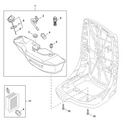 Fuel Tank Assembly for Stihl BR800 Blower