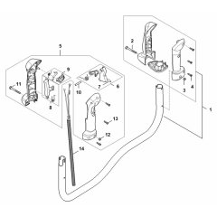 Handle Assembly for Stihl FS361C