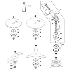 Gear Head Assembly for Stihl FS361C