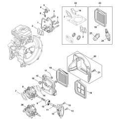 Air Filter for Stihl FS411C