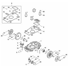 Lower Housing, Chassis Assembly for Stihl iMOW 3.0 Mower