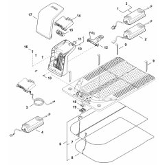 Docking Station Assembly for Stihl iMOW 3.0 EVO Mower