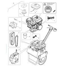 Bomag BW 55E Service Kit