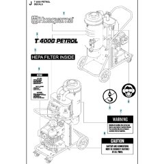 Decals for Husqvarna T4000