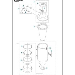Tank Assembly for Husqvarna T4000