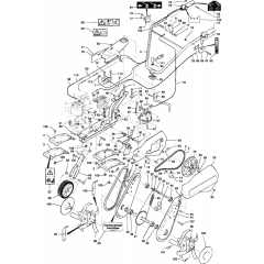 Assembly for Husqvarna T500 R