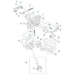 Chain Brake for Husqvarna T540i XP
