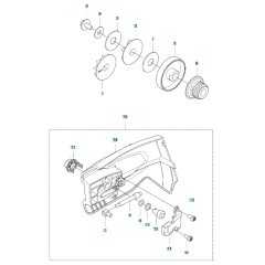 Clutch for Husqvarna T540i XP