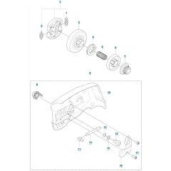 Clutch for Husqvarna T542i XP
