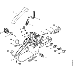 Tank Housing for Stihl MS260