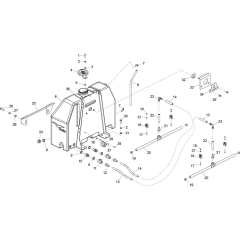 Water Tank Assembly for Belle TDX 650