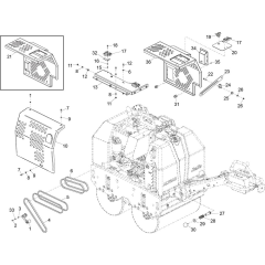 Canopy Assembly for Belle TDX 650