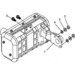 Muffler Assembly for TF544