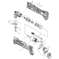 Makita TM30DZ Main Assembly