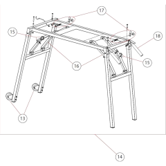 Main Frame Assembly for TR201E