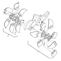 Tine Assembly for Husqvarna