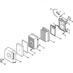 Air Filter Assembly for Stihl TS400