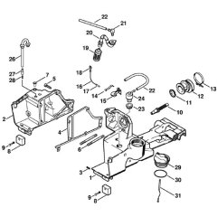 Tank Housing for Stihl TS400