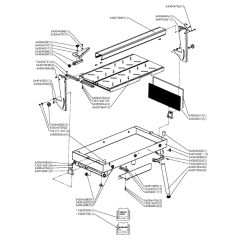 Frame Assembly for Husqvarna TS 66 R