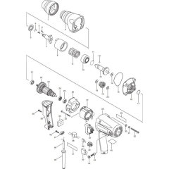 Makita TW0350 Main Assembly