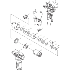 Makita TW100DWE Assembly