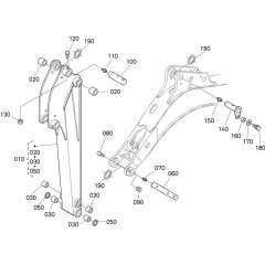 Dipper Arm Assembly for Kubota