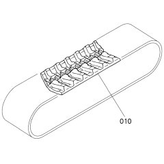 Crawler Assembly for Kubota U27-4
