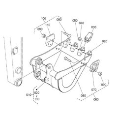 Bucket Assembly for Kubota U30-5