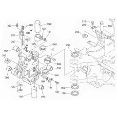 Kingpost Assembly for Kubota U35S