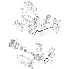 Lever, Motor Housing for Makita UB002C