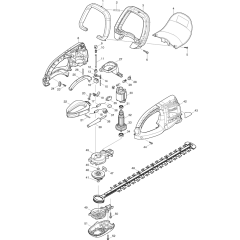 Makita UH5570/2 Assembly
