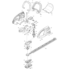 Makita UH6570 Assembly