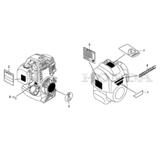 Honda UMC425A Labels