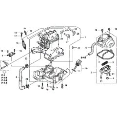 Crankcase Cylinder Head Assembly