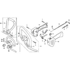 Throttle Lever Assembly for Honda