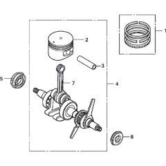 Crankshaft, Piston Assembly