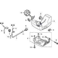 Fuel Tank Assembly for Honda